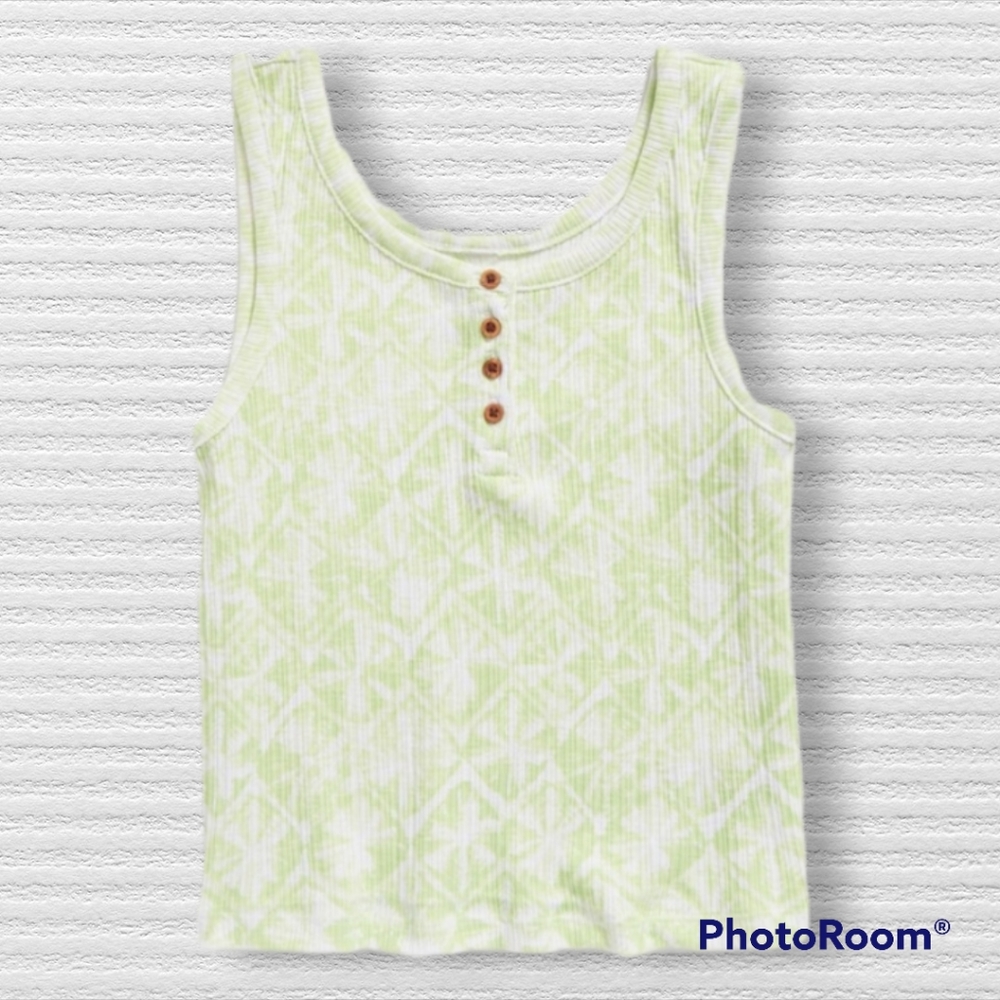 Old Navy Bundle of Cropped Rib-Knit Henley Tank Tops Size 14/16 (XL) - Picture 4 of 6